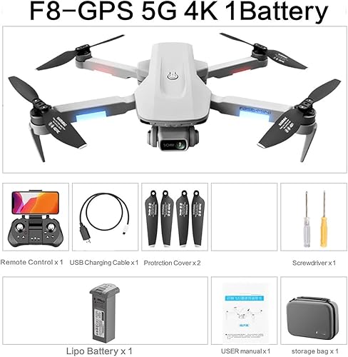 Miniatura 2 de Drone GPS Drone con 5G WiFi FPV 2 ejes cardán 4K cámara dual profesional sin escobillas RC Quadcopter Drone helicóptero juguete de una tecla