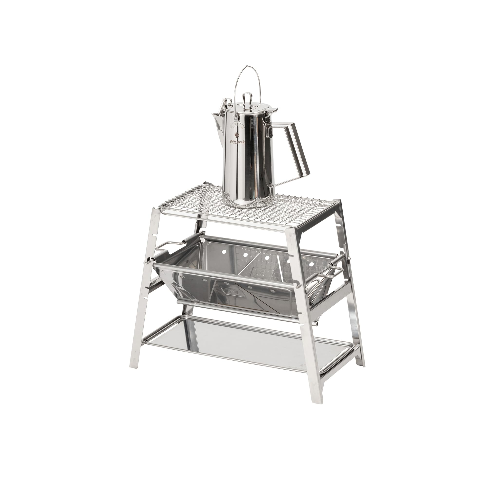 Snow Peak Takibi Solo, braciere leggero in acciaio inox, per campeggio e attività all'aperto