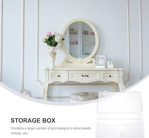 Miniatura 5 de Uonlytech Caja de almacenamiento para decoración de uñas, caja de almacenamiento de dijes de uñas, organizador de almacenamiento de diamantes de