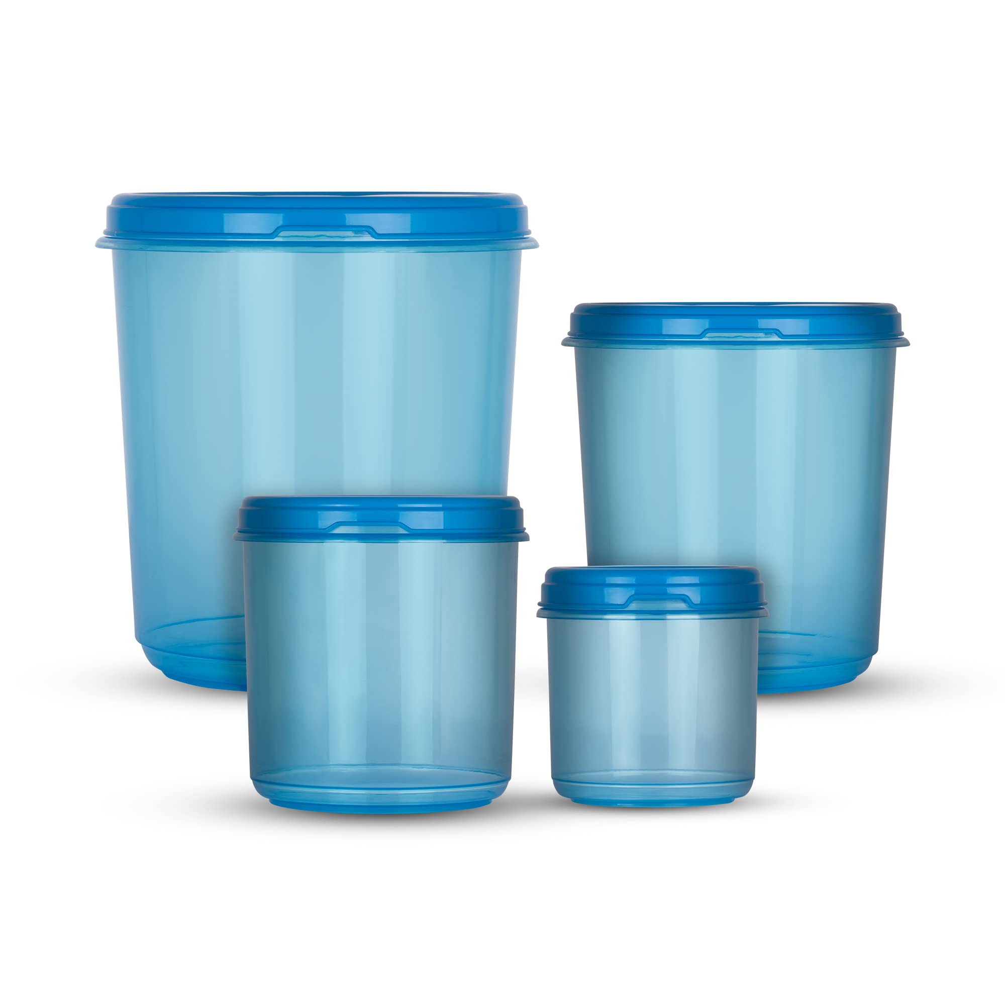 SAND DUNE Set of 4 (500g, 2kg, 5kg, 7.5kg) Blue Vacuum Sealed Multipurpose Storage Plastic Containers, Leak Proof, BPA Free (B0C33HZFJB) Amazon Price History, Amazon Price Tracker