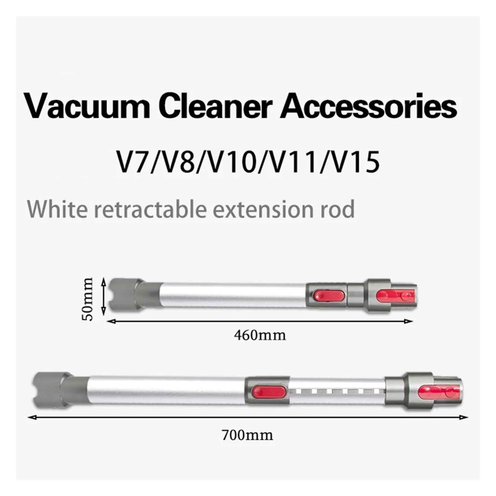 Tube d’Extension, Compatible avec Dyson V7/V8/V10/V11