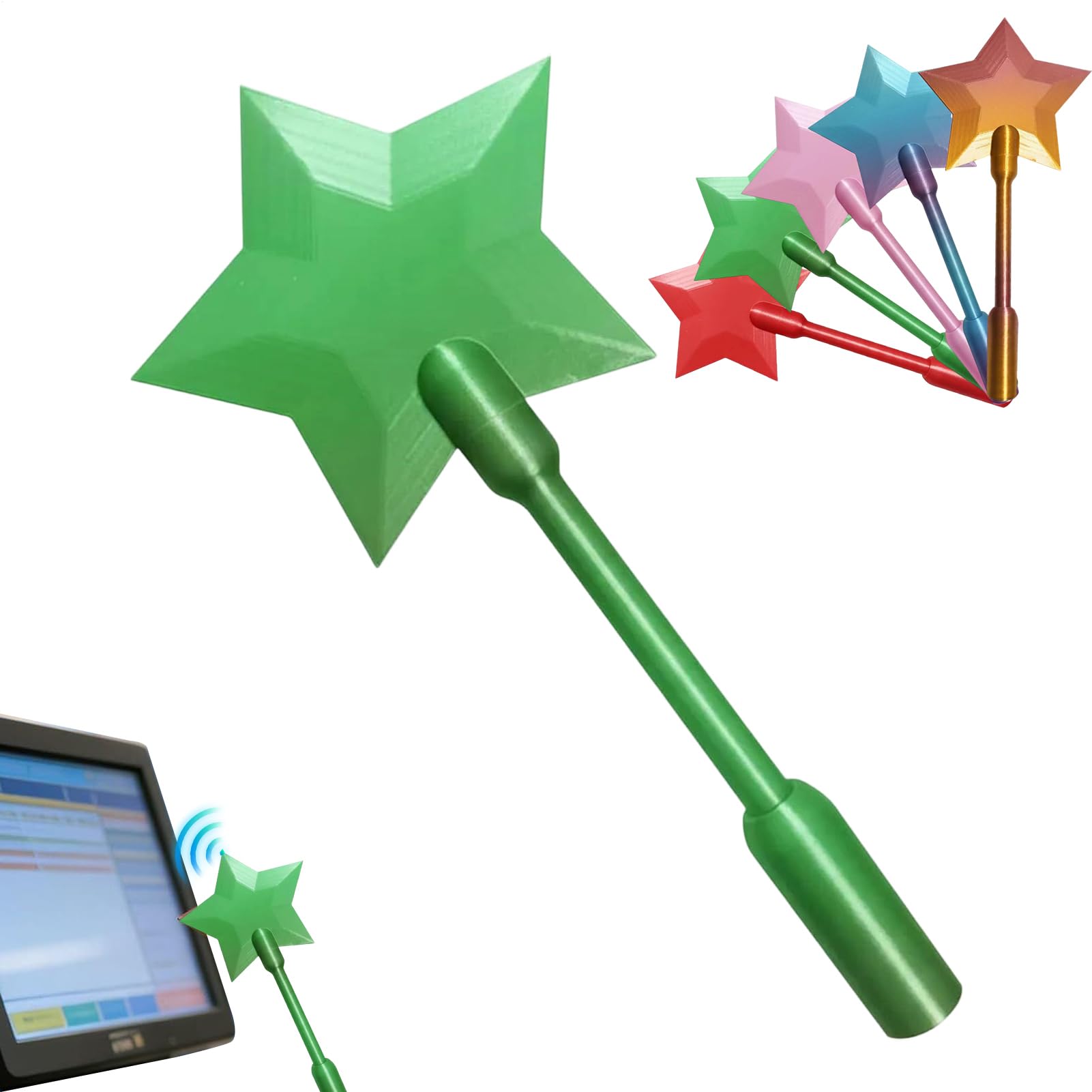 Credit Card Payment Wand, Star Magic Wands Contactless Payment Card Holder, 3D Printed Credit Cards Magic Wands, For Raves Parties Pranks And Contactless Payments