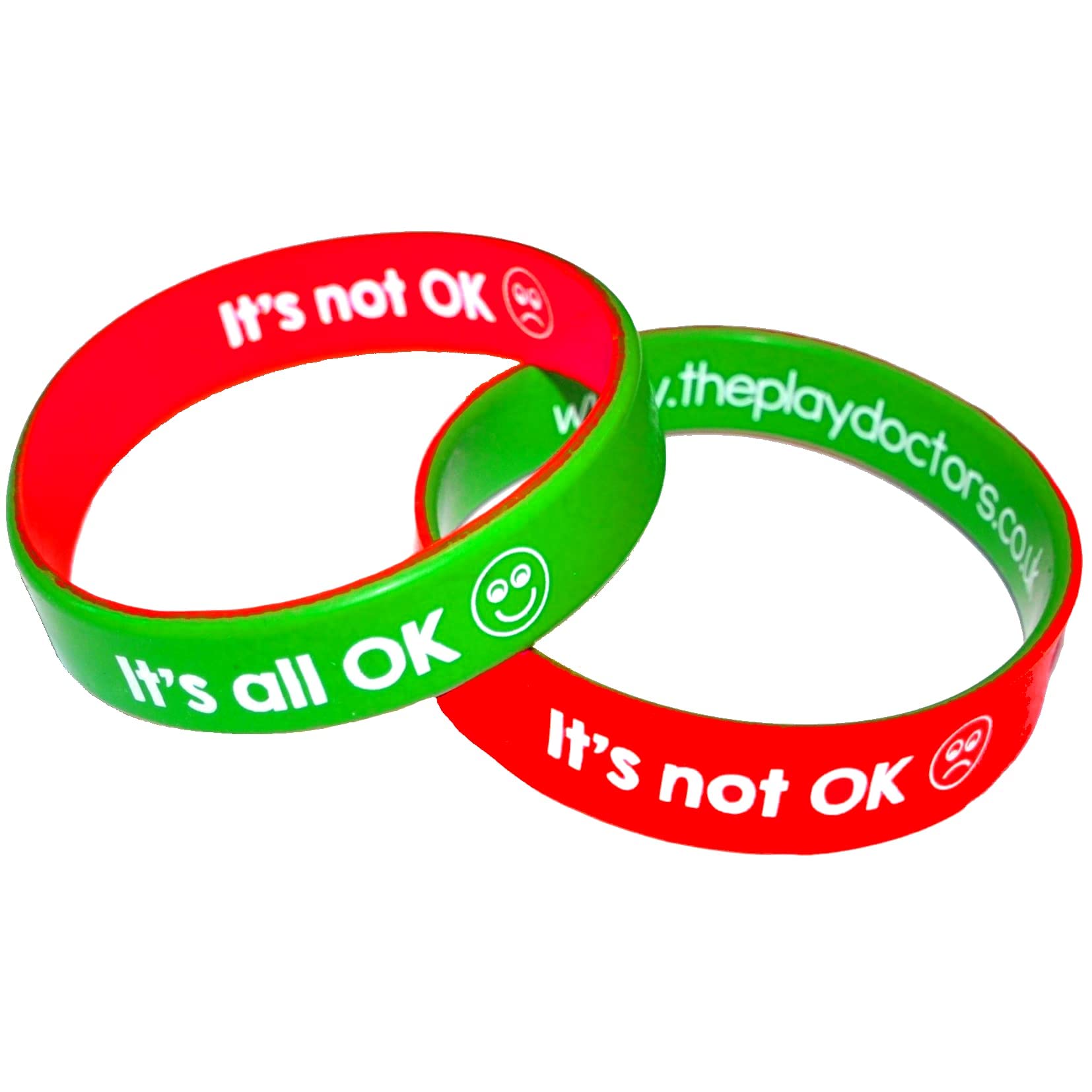 Emotions Mood Band Set of 2 Social Communication Aids - Early Years/Childrens Feelings Resource Child Size Wrist Bands