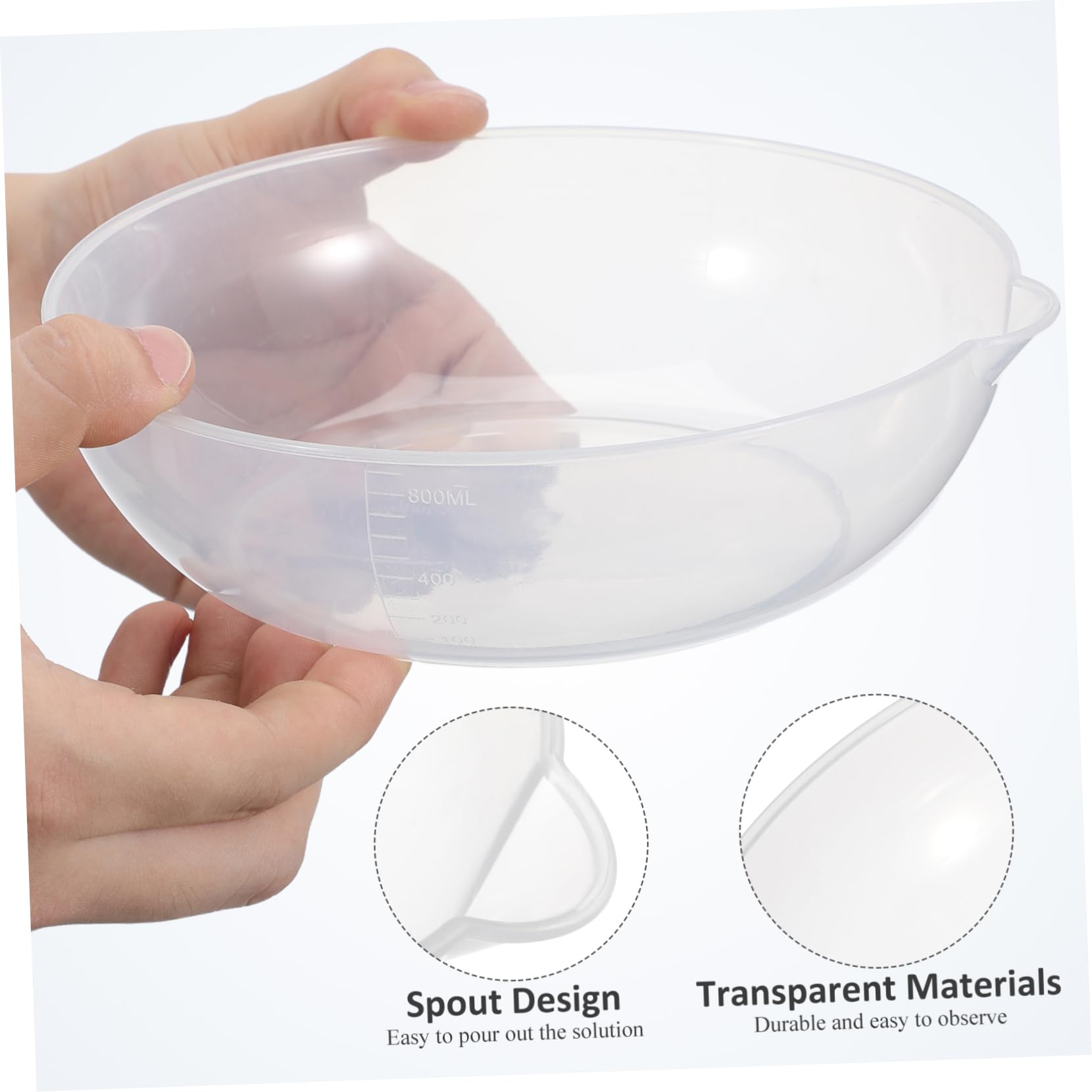 Bilancia da Cucina Accessori Ciotola per Bilancia In Plastica Robusto Grande Vassoio per Pesi Precisi Piccoli Alimenti Riutilizzabile Per Bilance Digitali