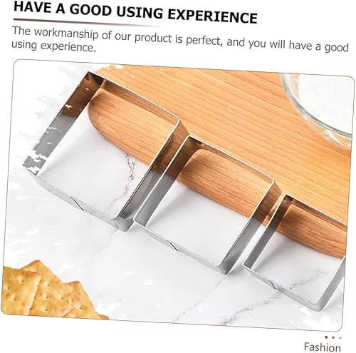 Miniatura 5 de NOLITOY Molde de galletas de acero inoxidable para hornear herramientas de masa para hornear cortador de repostería cortador de galletas de acero