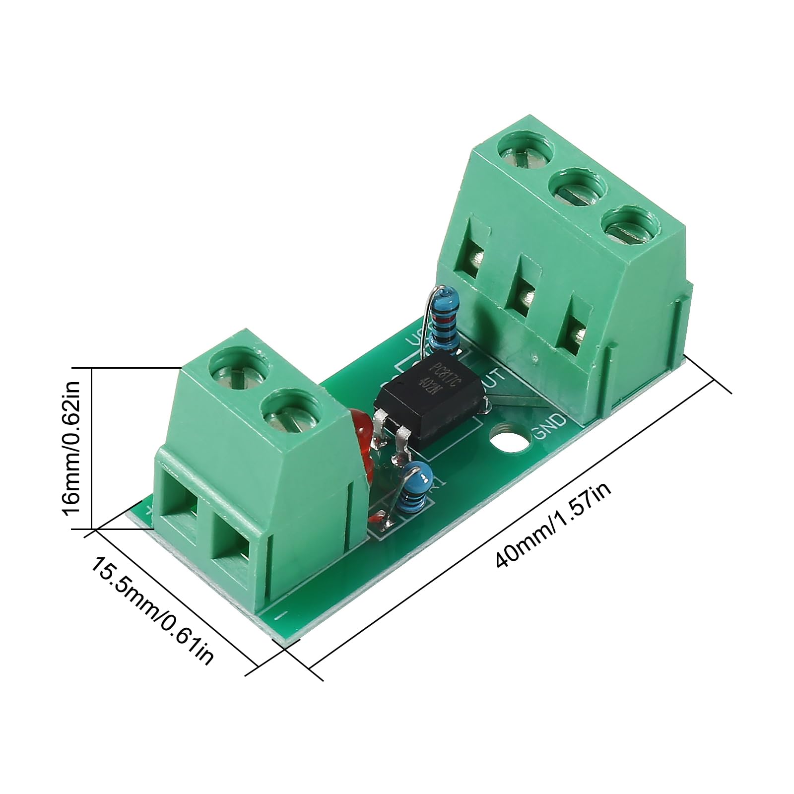 Snapklik.com : 6pcs PC817 1 Channel Optocoupler Isolation Module 1CH ...
