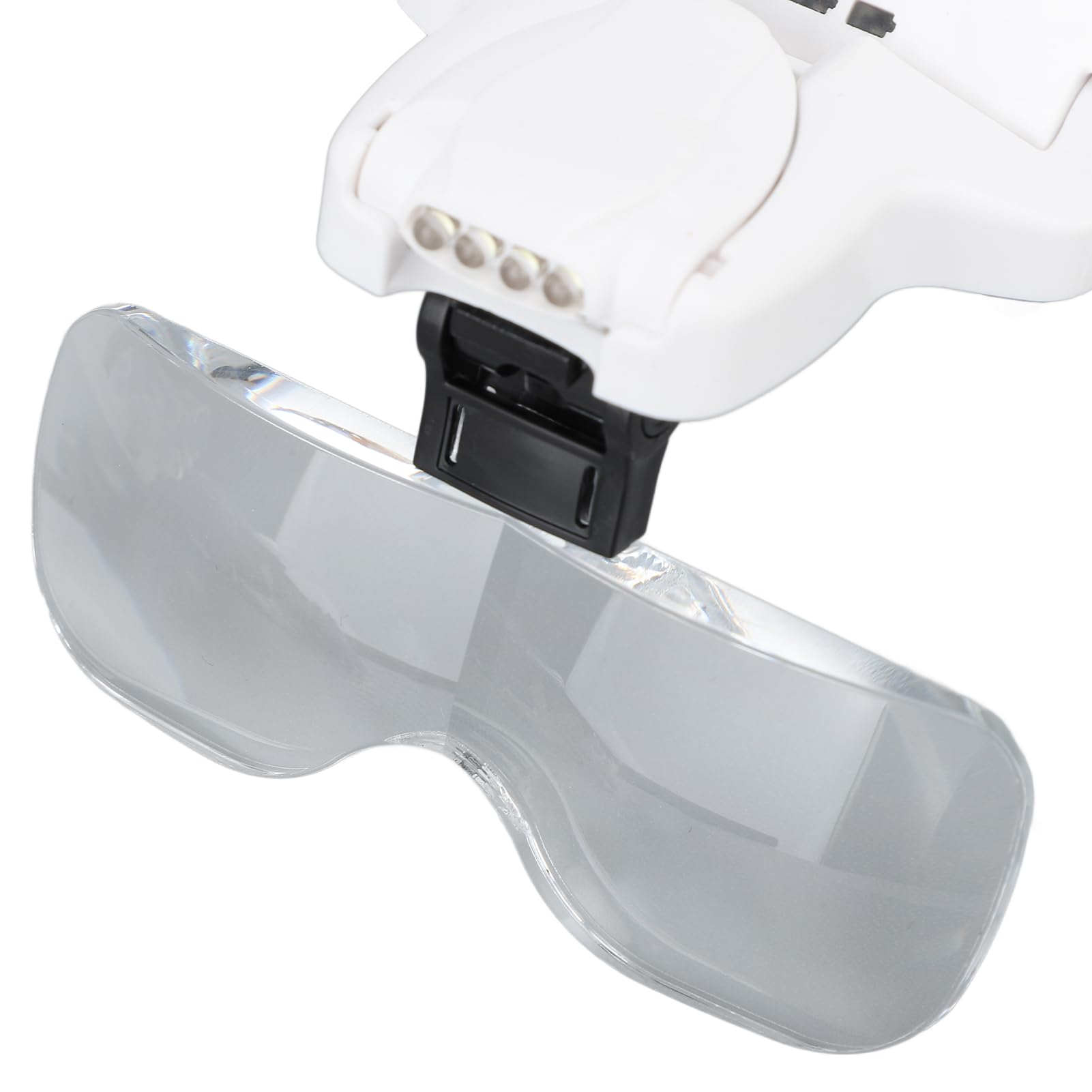 Lunettes à élargissement LED Réglables, Longerons de Bandeau Rechargeables avec Objectifs Interchangeables, pour la Production de Bijoux et Le Bâtiment des Modèles