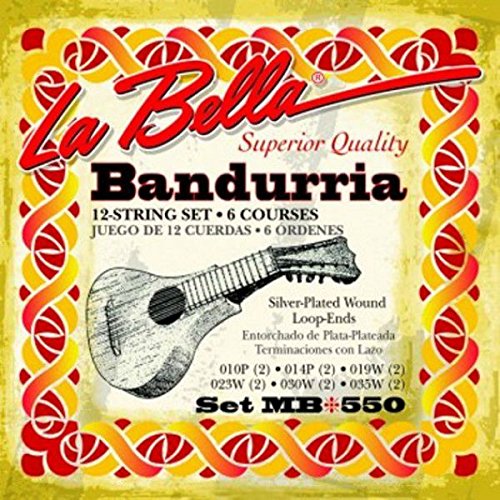 CUERDAS BANDURRIA – La Bella (MB/550) (Juego Completo) Cuerdas Dobles - Les Beatles, Paul McCartney, John Lennon, RIngo Starr, George Harrison CUERDAS BANDURRIA - La Bella (MB/550) (Juego Completo) Cuerdas Dobles
