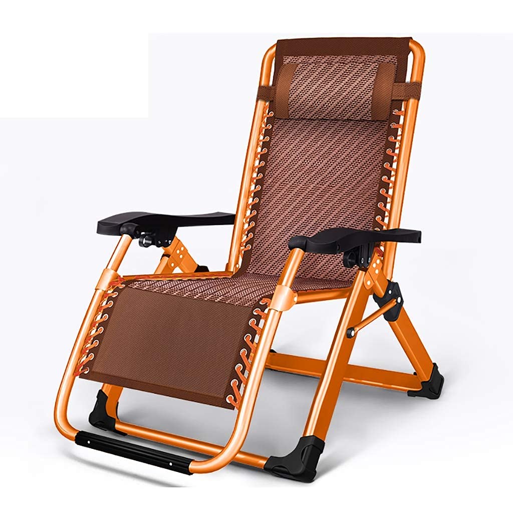 Chaise longue de plage pliante portable d'été à gravité zéro extérieure