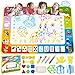 Otes 150 x 100cm Doodle Tappeto Magico, Acqua Tappeto da Disegno con 4 Penne Magiche & Set di Rulli & Stampi, Giocattoli Educativi Regalo Compleanno Natale per 3+ Anni Bambini Ragazzi Ragazze