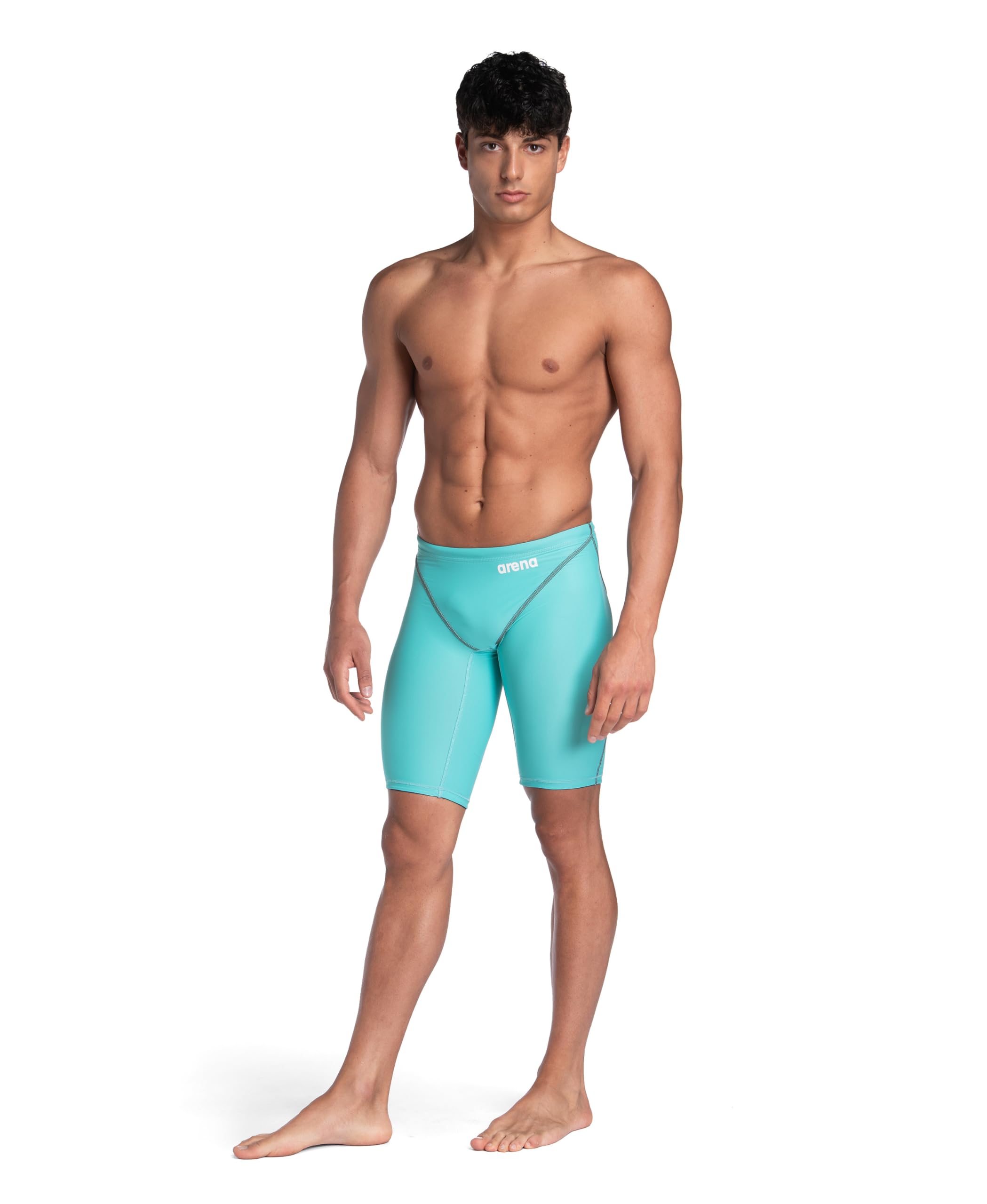 arena Powerskin ST Next Jammer Uomo, Costume da Gara Approvato FINA, Costume Uomo Nuoto in Tessuto Riciclato, Costume Jammer Uomo Foderato