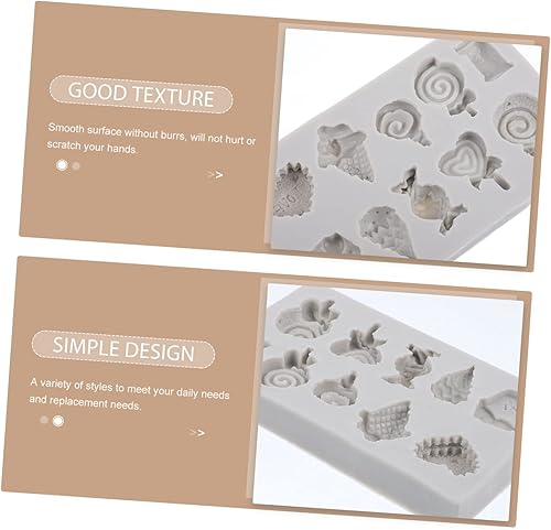 Miniatura 3 de 5 moldes de silicona de arcilla polimérica para hacer pendientes, cortadores de arete de arcilla, mini moldes de chocolate, decoración de uñas,