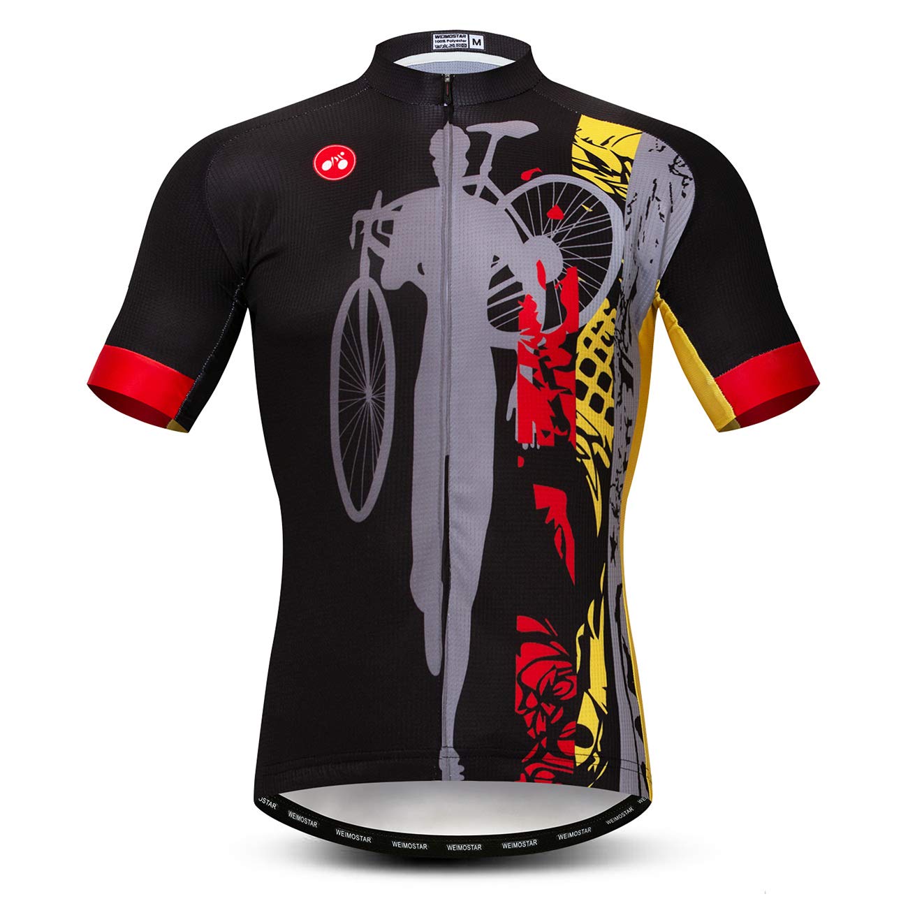 Cycling Jerseys Men,Mountain Bike Jersey Summer Short Sleeve Breathable Bicycle Tops Riding Bike Shirts Quick Dry
