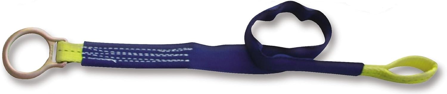 FallTech 7436 Concrete Web Anchor Strap with Loop and D-Ring, 3-Foot