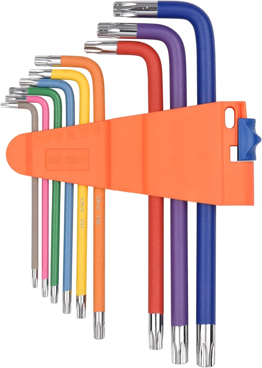 ERYUE Wrench socket, 9PCS Multicolour L-Key Set Torx Key Star Key Set ...