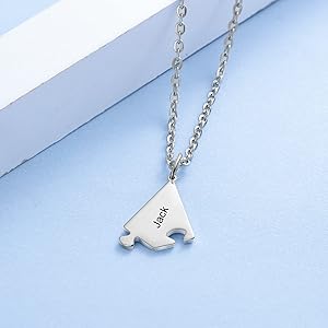 Amazon.com: Tian Zhi Jiao Personalized BFF Pendant Puzzle