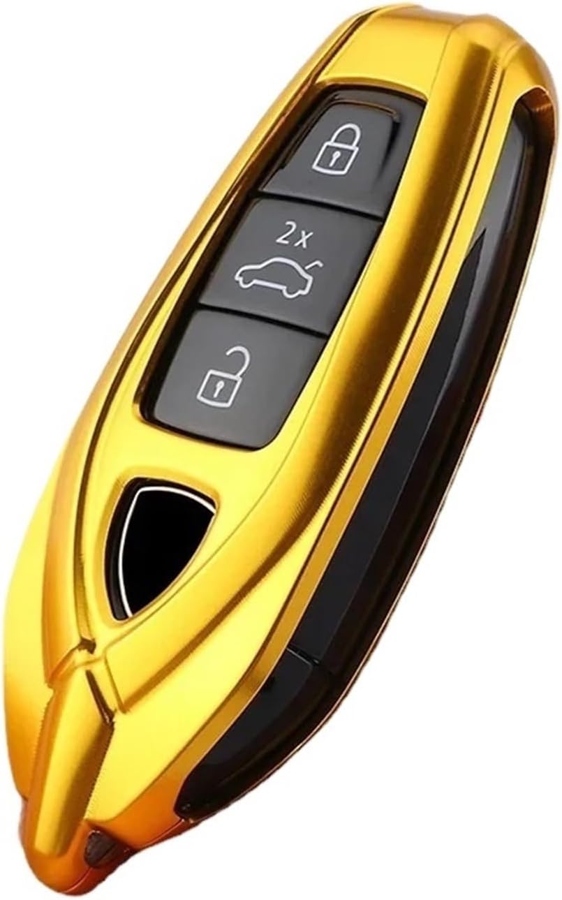 Compatible For Car Key Case 2021 Urus/Daniel Key Case Metal Buckle Car Accessories(Black)