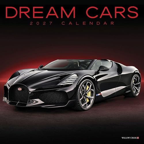Willow Creek Press, Dream Cars 2027 7" x 7" Mini Wall Calendar