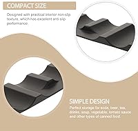 Vista 4 de Alfombrilla de silicona para refrigeradores: Refrigerador de bebidas Estera de apilamiento de vino plegable Apilador de vino de silicona Apilador