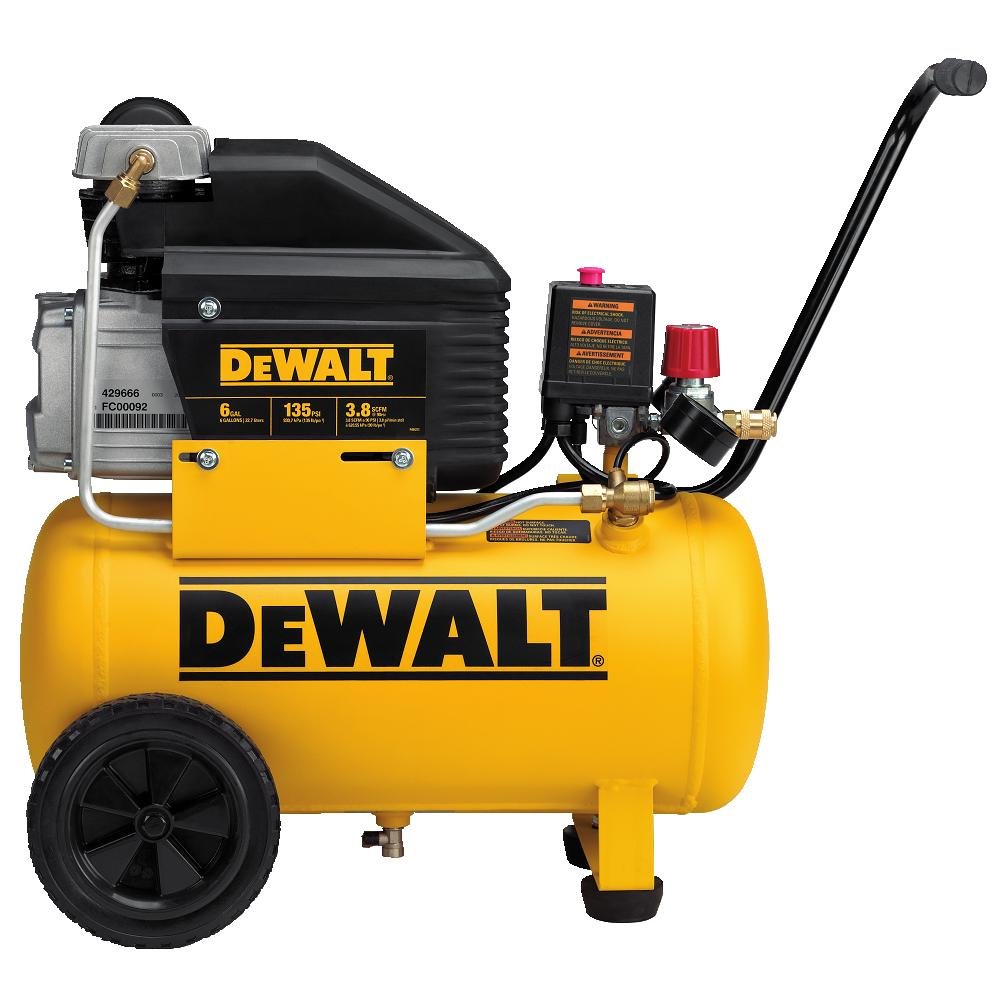 Buy DEWALT D55166 6 gallon Horizontal Portable Electric Air Compressor