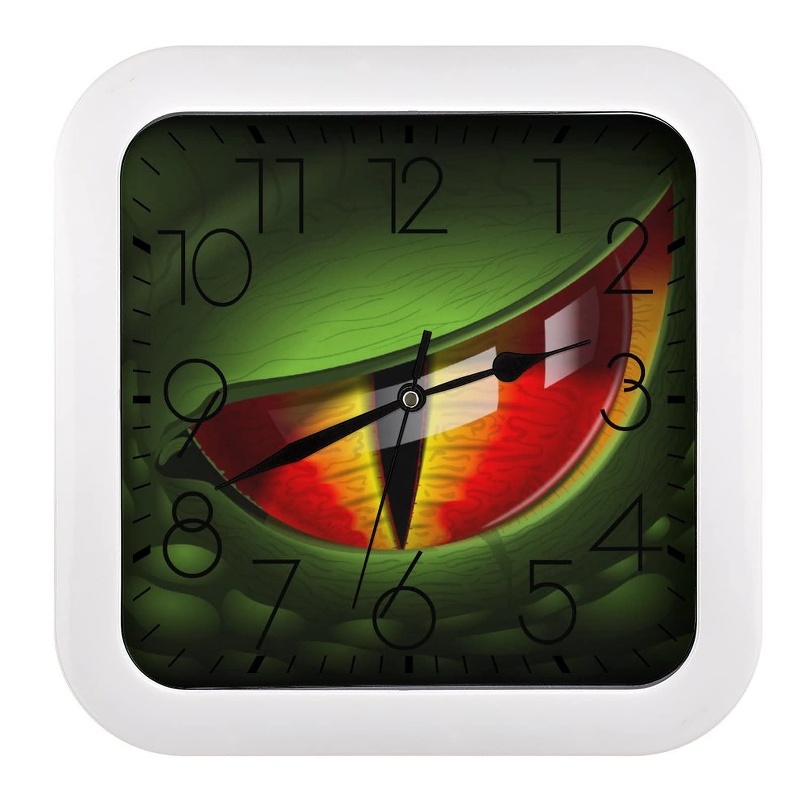 Horloge murale grands chiffres 26x26cm pour décoration de maison