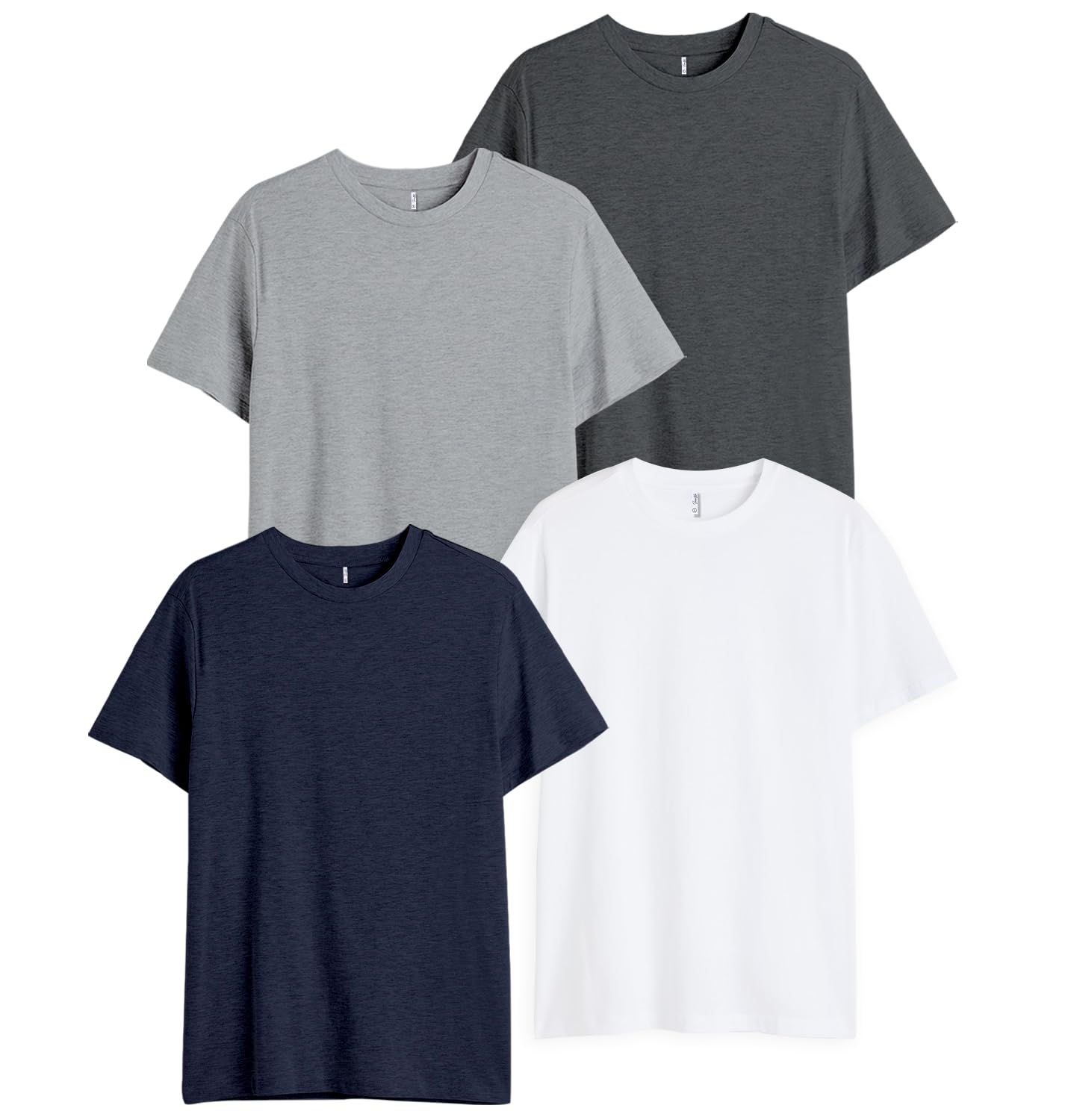 Sleepynuts Round Neck Plain Cotton Regular Fit T-Shirt for Men Pack of 4 (Light Grey, Dark Grey, Navy Melange, White, XL) (B0C4PTNYCZ) Amazon Price History, Amazon Price Tracker