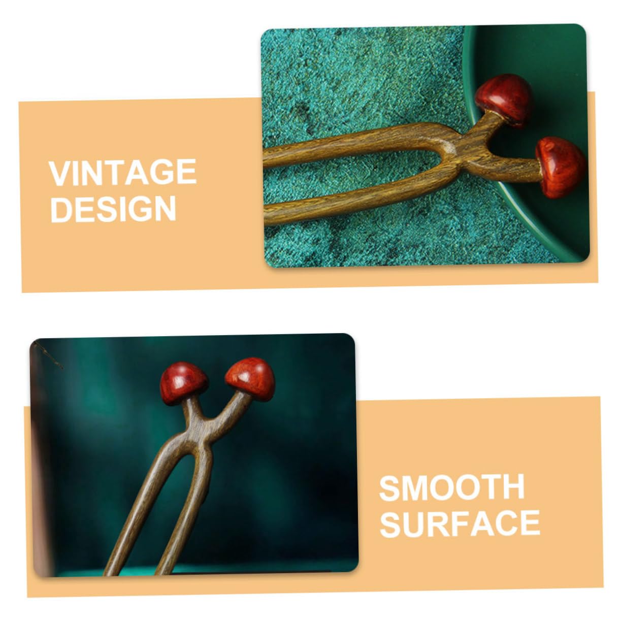 Healeved 3pièces à Cheveux Bois u Épingles à Chignon Vintage Pour Femmes Accessoires Pour Cheveux Outils De Coiffure Élégants Pour Chignons Et Updos