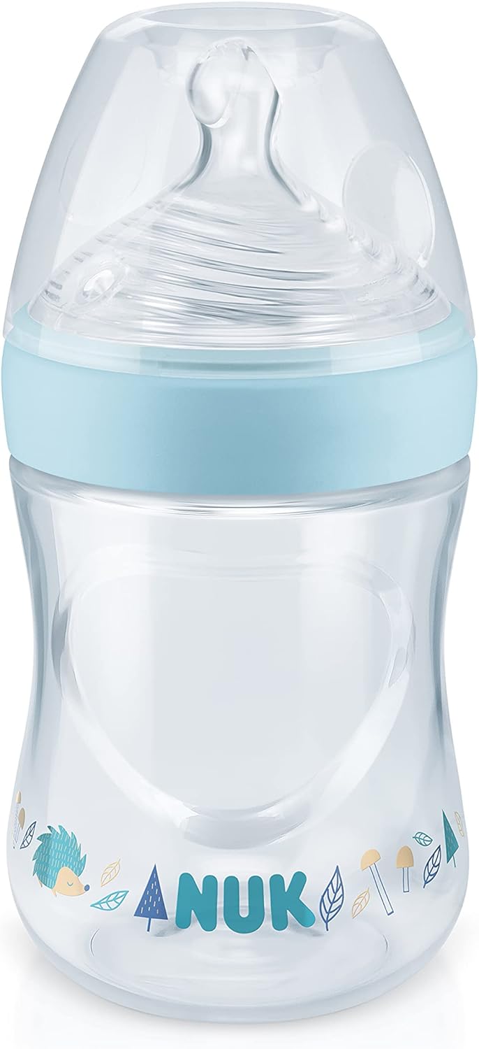 Mamadeira NUK Essence 150ml Smart Flow - Menino — Melhor Controle de Fluxo Inteligente