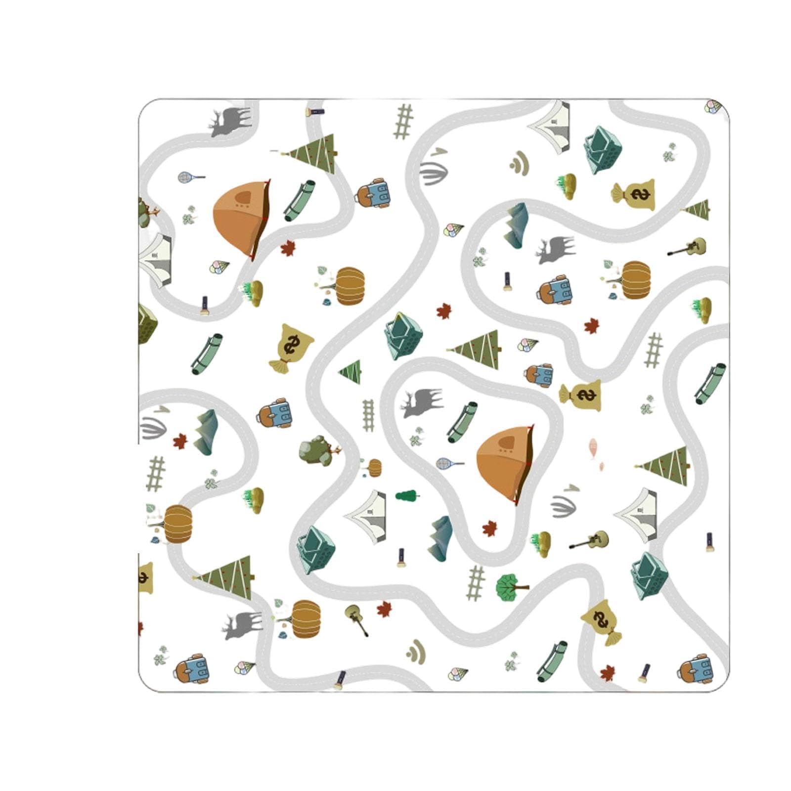 carotoe Thick Mat for Picnics Yoga Soft Easy Cleaning Multifunctional Use Picnics Mat