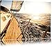 Produktbild Segelboot im Meer Format: 120x80 auf Leinwand, XXL riesige Bilder fertig gerahmt mit Keilrahmen, Kunstdruck auf Wandbild mit Rahmen, günstiger als Gemälde oder Ölbild, kein Poster oder Plakat