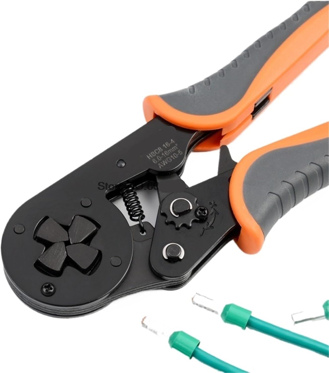 1pcs Crimper Plier HSC8 16-4 Adjustable Crimping Tools for 6.0-16.0mm2 (AWG10-5) Cable End-sleeves Wire VE Terminal Connectors