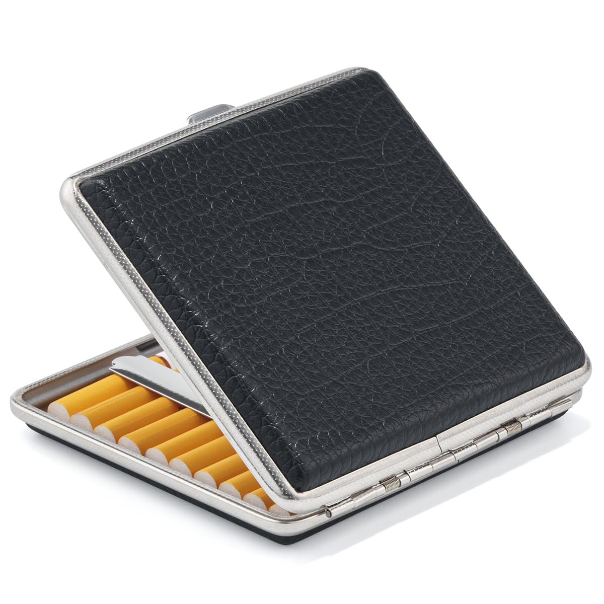 Agatige Portatile Sottile in Pelle Portasigarette, Porta Sigarette