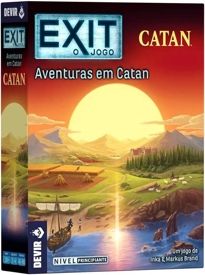 DEVIR - EXIT: AVENTURA EM CATAN - 1 A 4 JOGADORES - IDADE: 10 ANOS