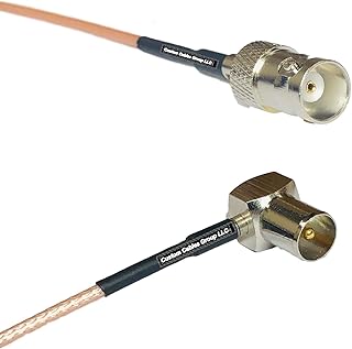 6 feet RG316 BNC Female to DVB Pal Male Angle RF Pigtail Coaxial Cable