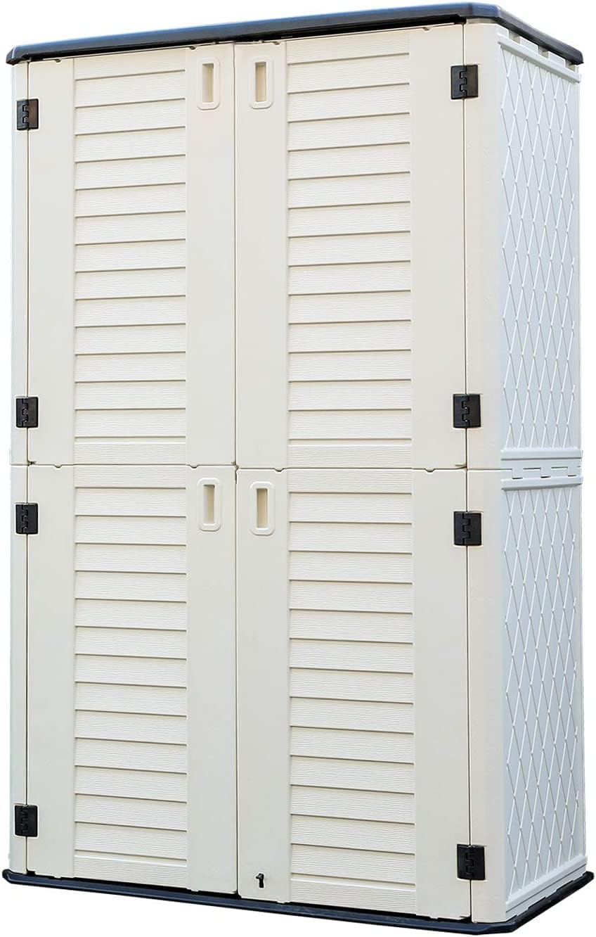 HOMSPARK Vertical Storage Shed