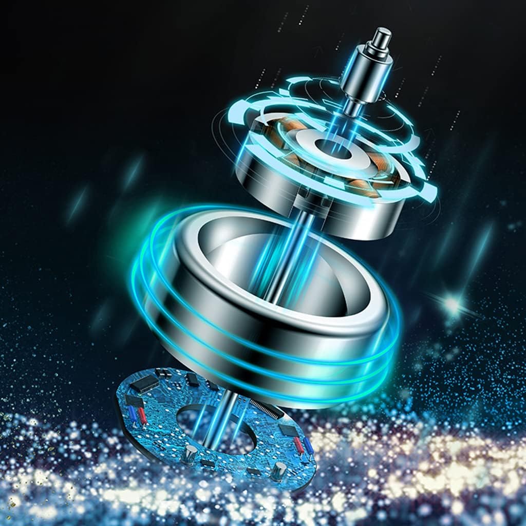 Small Desk USB Rechargeable Double-Head Clamp Fans with 3 Speeds Portable Fan for Stroller Bedroom Office