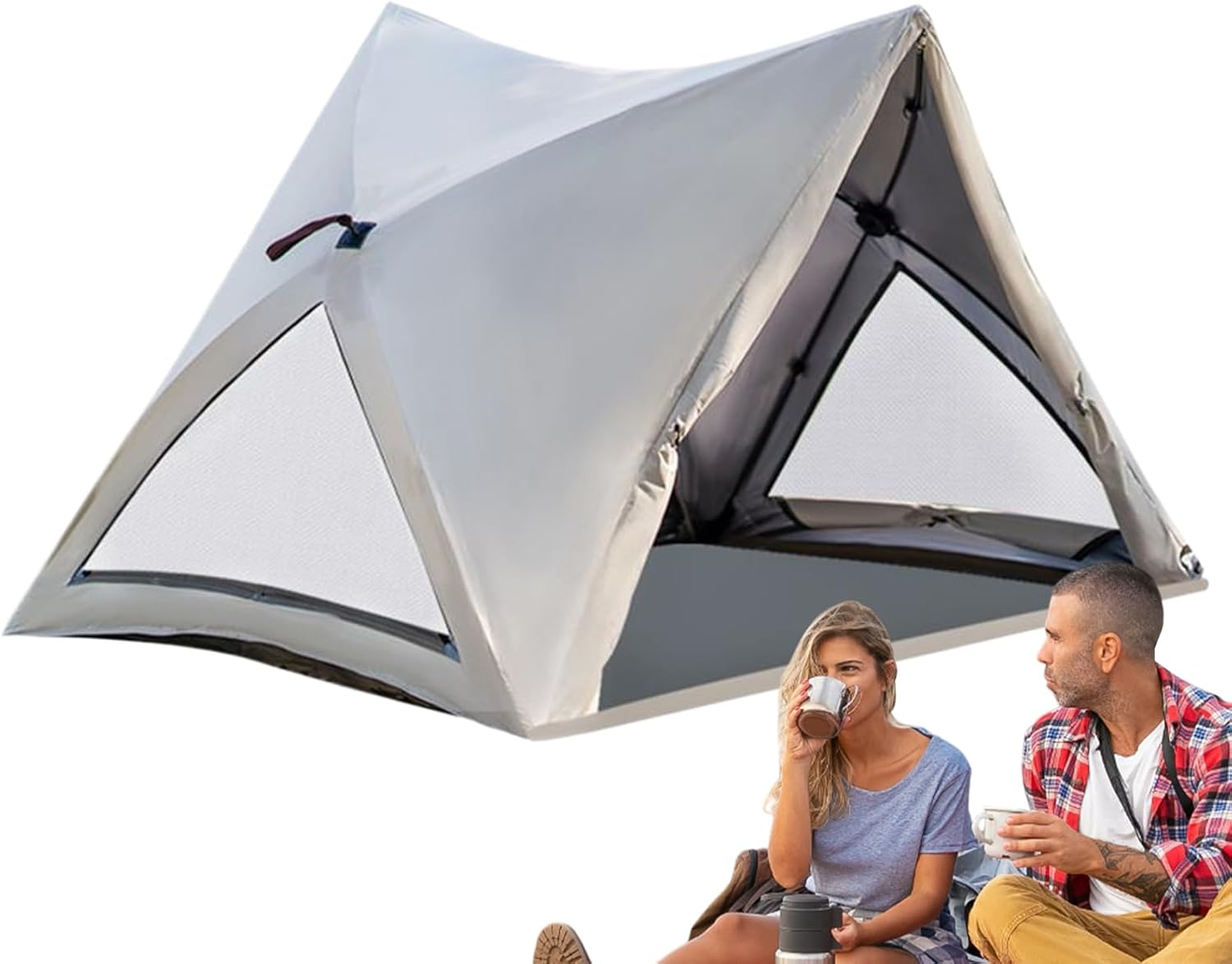 Tents for Camping, Beach Tent for 3-4 Person Families, Foldable Waterproof Shelter with Automatic Setup, Lightweight Outdoor Tent for Camping, Hiking, Beach, and Travel Adventures