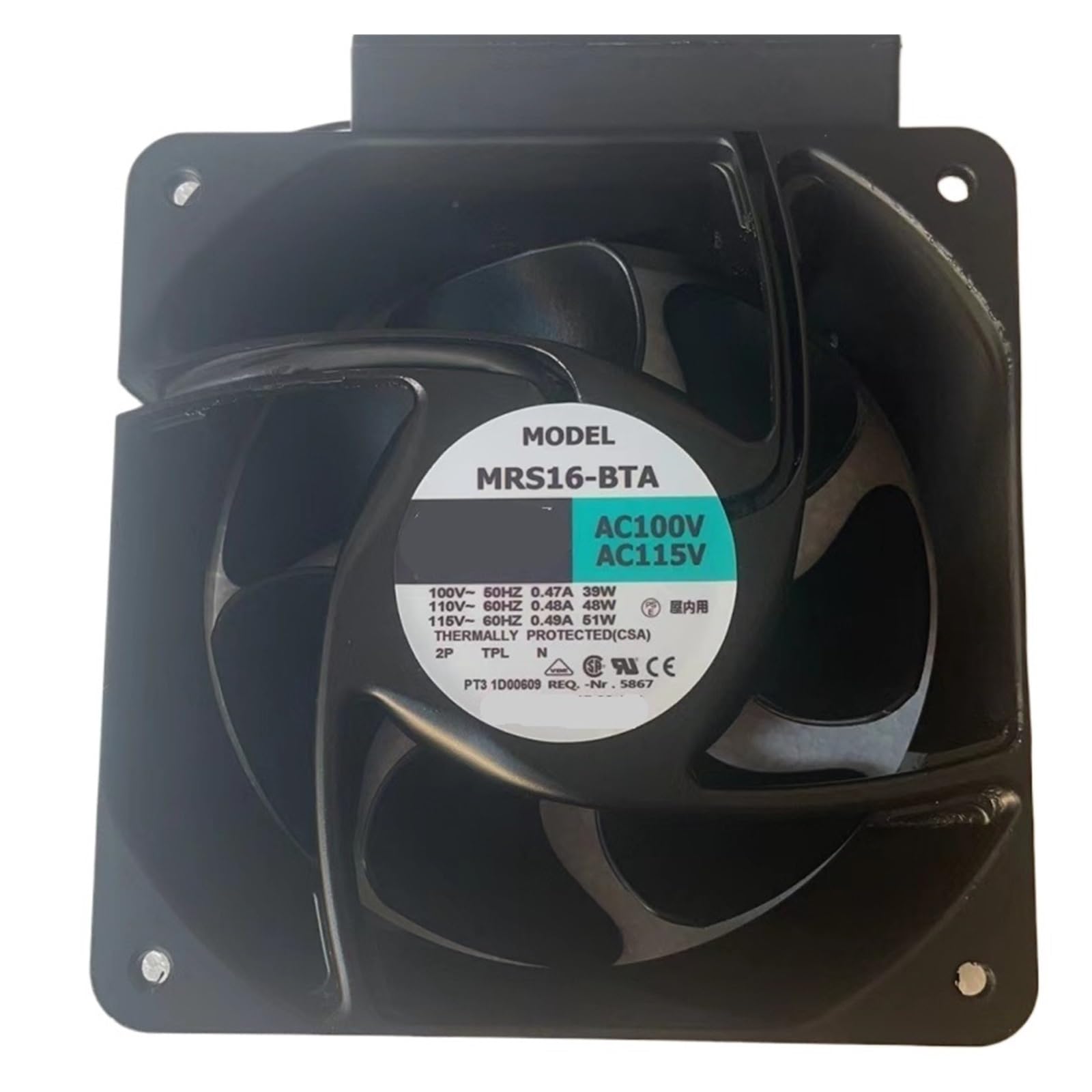 YMUGUEGH MRS16-BTA 100-115V 160 * 160 * 62MM axial flow fan