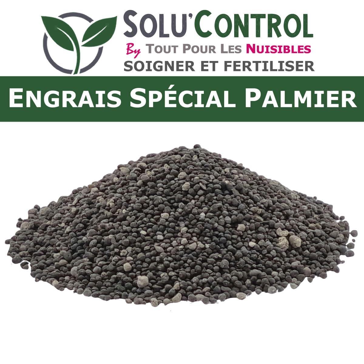 Engrais Spécial Palmier 5 kg - SoluControl - Formulation haute qualité Organo-Minerale - Idéal après attaque du charancon rouge ou du papillon du palmier.
