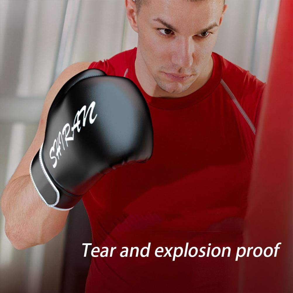 Physionics® Set Da Boxe - Sacco 30 Cm, Lunghezza 100cm, Guantoni Da 10 Oz, Sospensione A Catena