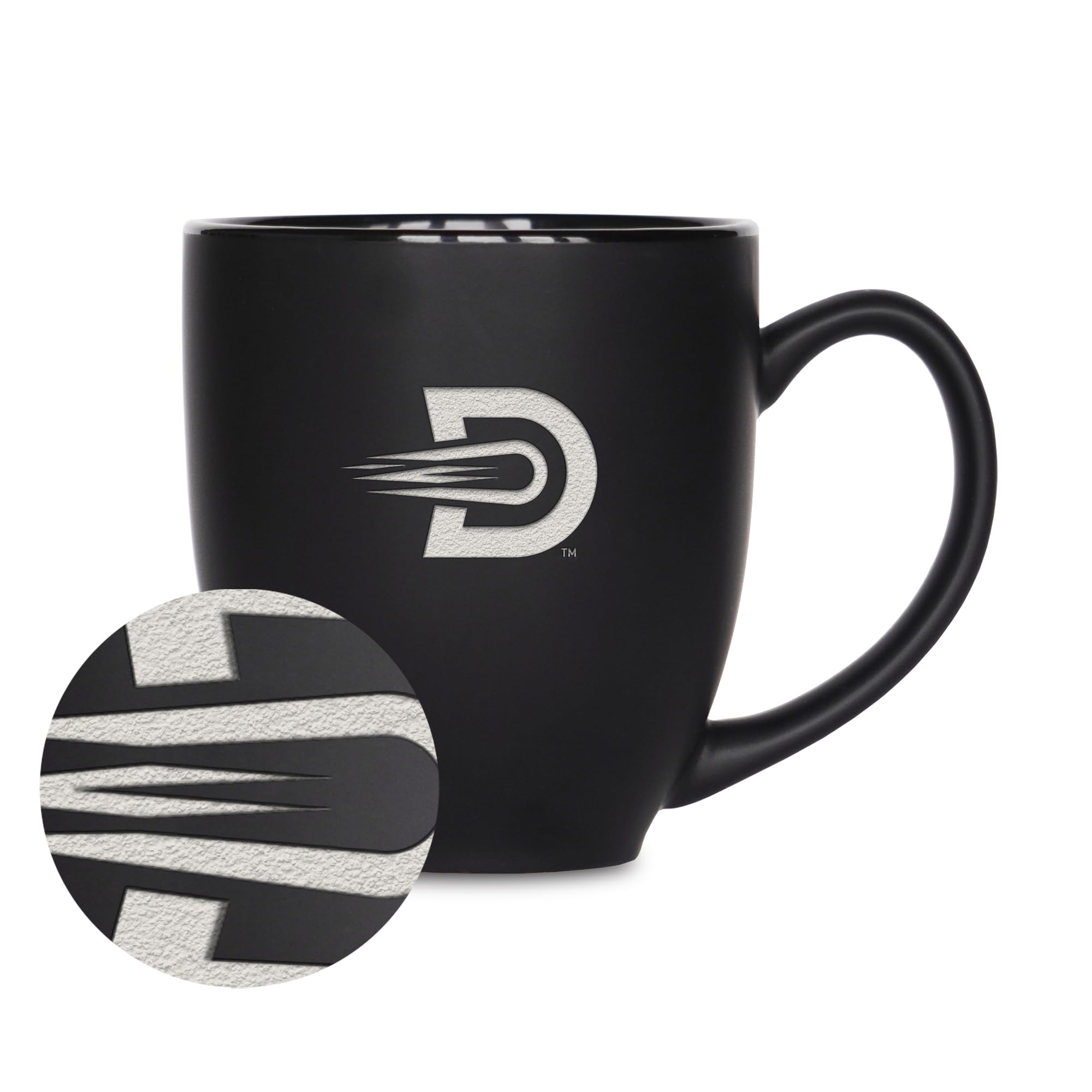 Mug bistrot NCAA Texas-Dallas Comets céramique noire idée cadeau supporter