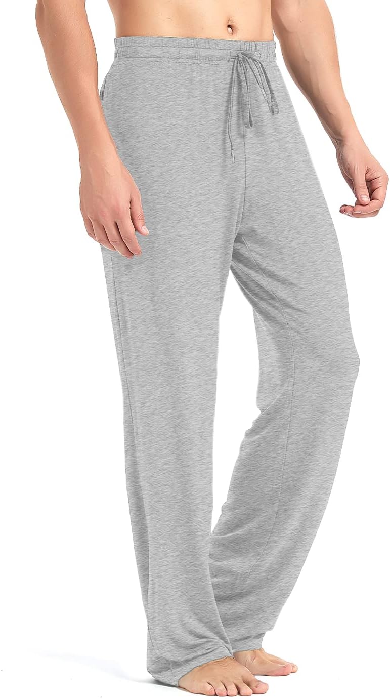 Idtswch 32/34/36/38 Long Inseam Men's Tall Extra Long Pajama Pants,Lounge Jogger Yoga Pants,Sleepwear with Pockets for Men - Image 2