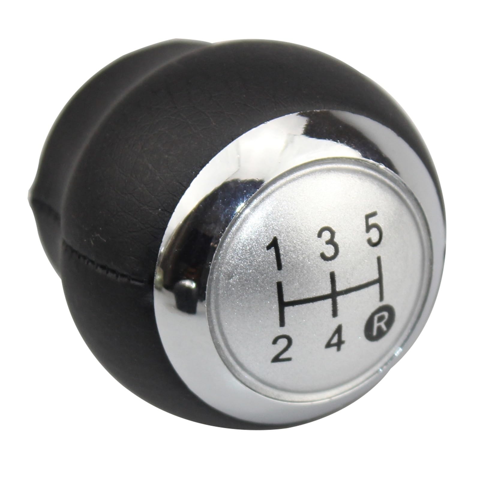 ZhanNuoBHd for Toyota for Corolla for RAV4 for Avensis for Yaris for Verso for Auris for Aygo 5/6 Speed Car Gear Shift Knob Lever Stick Handball Stick Shifter Lever Knob(Silver 5 Speed)