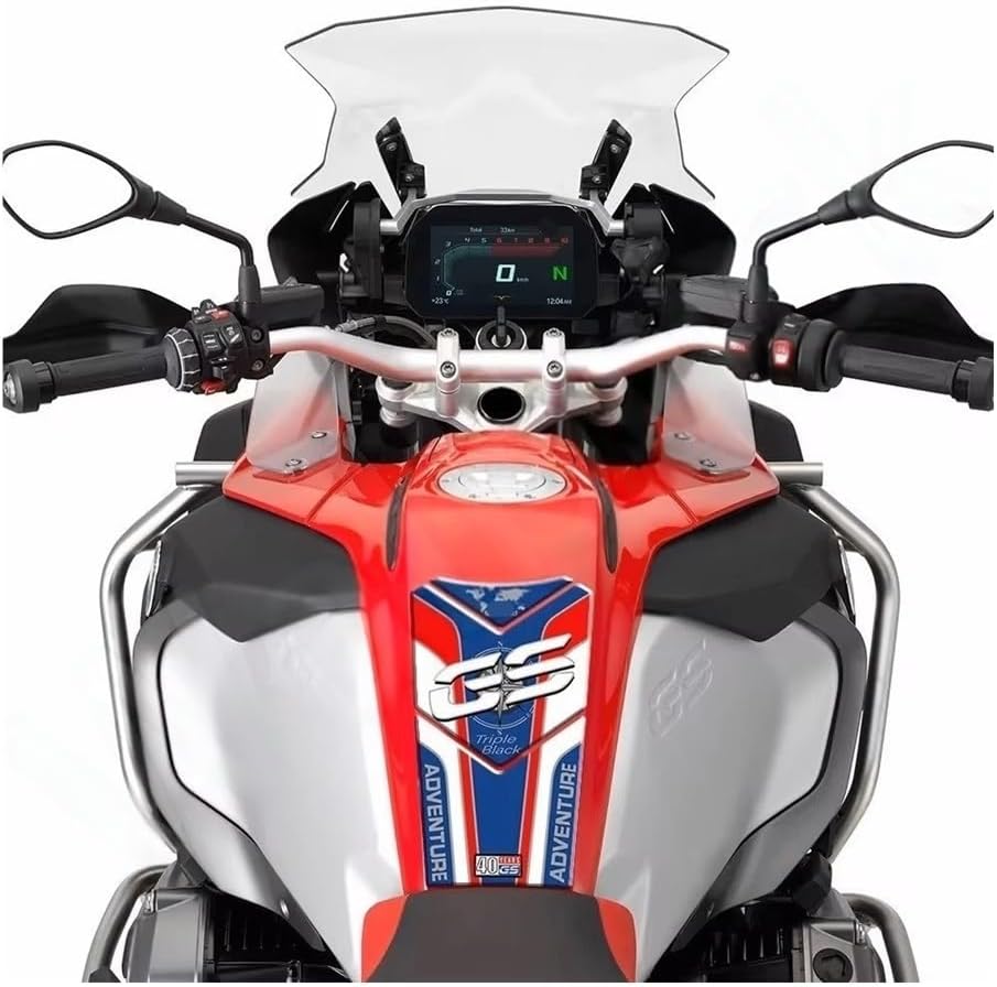 Tank Traction Pad Motorcycle Tank Pad Sticker Protector Decal for R1250GS for Adventure R1200GS Adv LC for Triple Black 40th Anniversary