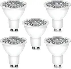 Kit 5 Lâmpadas Led Dicroica Mr16 Gu10 4,8w Bivolt Inmetro 3000k 4000k 6500K Luz Branco Frio Branco Neutro Branco Quente Tom Amarelo (Amarelo 2700K-3000K)