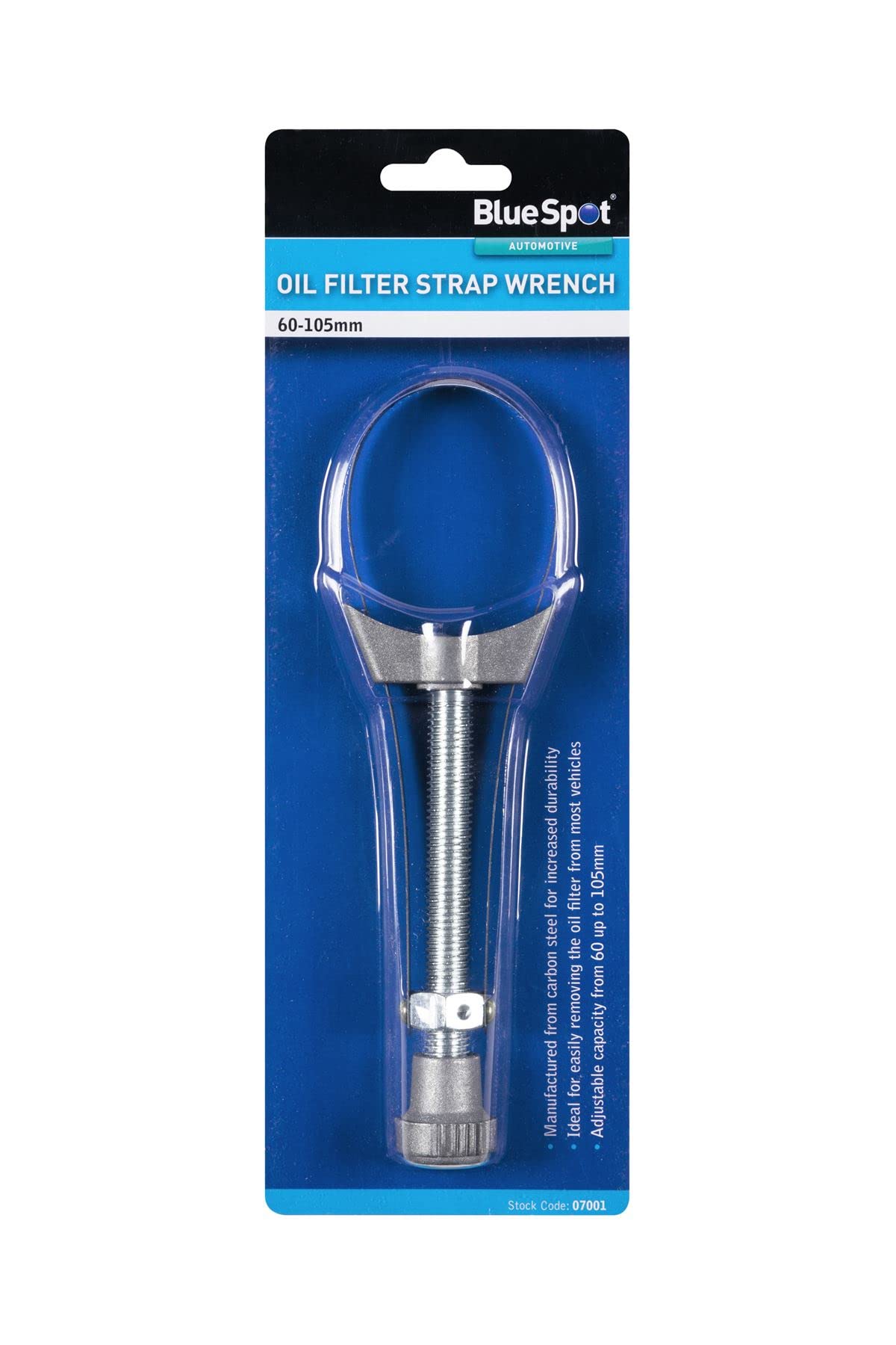 Blue Spot Tools - Oil Filter Strap Wrench (60-105mm)