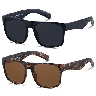 LYZOIT Extra Large Sunglasses for Big Wide Heads Mens Polarized XL Oversized Square Sun Glasses - Amazon product rated Grade A