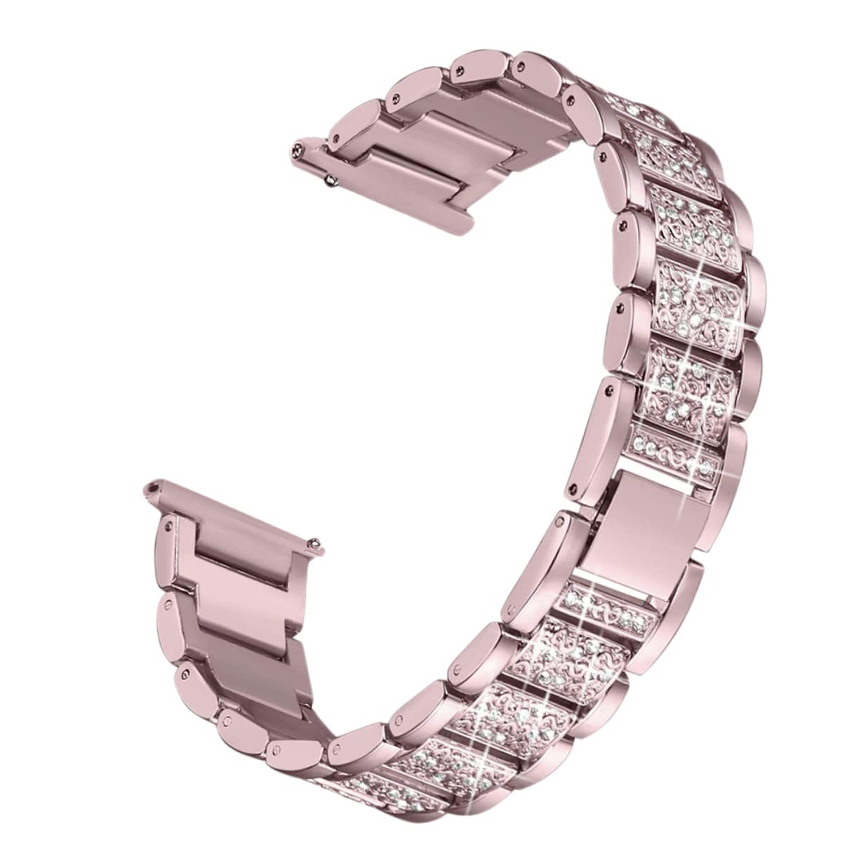 Correa de reloj para hombres banda de repuesto en color negro universal 8