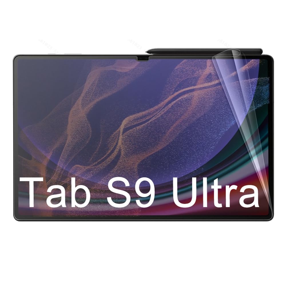 CUFEREDU 2 pcs of Soft Matte Writing PET Paper Texture Protective Film for Samsung Galaxy Tab S9 SM-X710 SM-X716B 11.0inch S-Pen Flexible Matte Painting Film Anti-Glare Screen Protectors