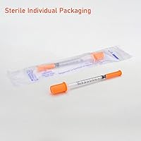 Vista 5 de Jeringas JIBENGAO 29Ga 0.5cc 1/2" (12.7mm) - Paquete de 20